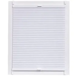 Büscher Sunlines Wabenplissee Lichtschutz 95 cm breit weiß, 95x150 cm