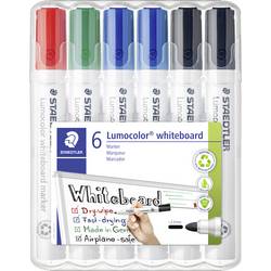 Staedtler Whiteboardmarker Lumocolor 6St Box 351 WP6 X Whiteboardmarker Set Rot, Blau, Grün, Schwarz 6 St.