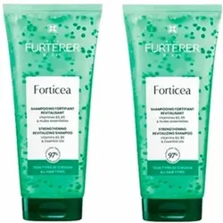 Rene Furterer, Shampoo, Forticea Energizing Shampoo 2x200ml (Läuse Shampoo, 400 ml)