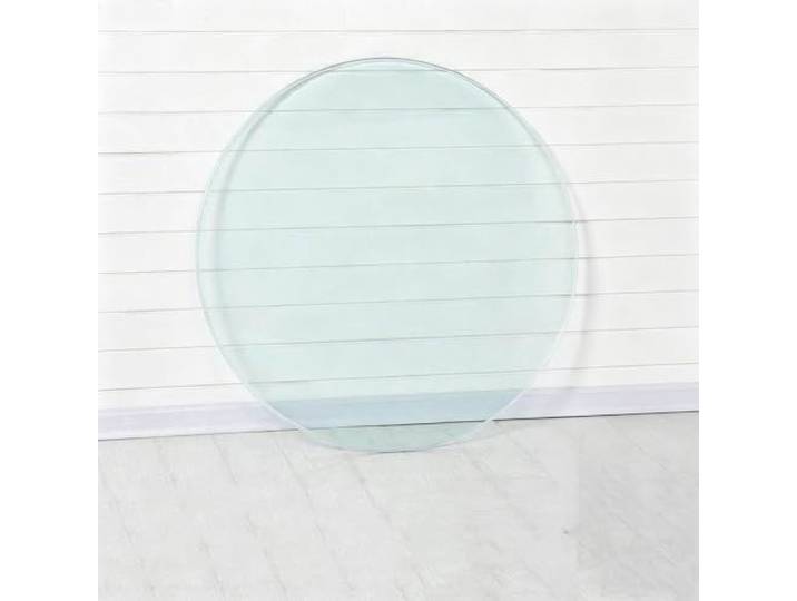 Teefarbenes Gehärtetes Glass,Tischplatte Aus Gehärtetem Glass Mit Abgerundeter Kante, Perfekter Ersatz For Ess-, Kaffee- Oder Terrassentische(90CM(35IN))