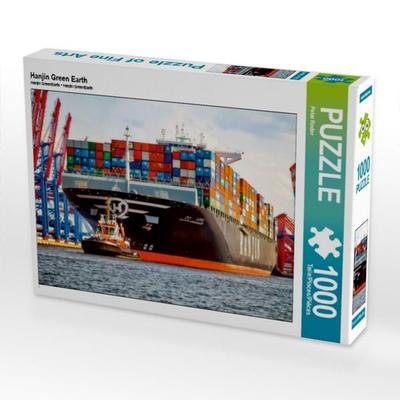 CALVENDO Puzzle Hanjin Green Earth | 1000 Teile Lege-Größe 64x48cm Foto-Puzzle für glückliche Stunden