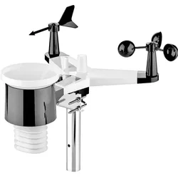 Eurochron Zusatzsensor WS5500S WH65, Wetterstation Zubehör, Schwarz