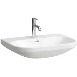 LAUFEN LUA Waschtisch, ohne Hahnloch, mit Überlauf, 650x460mm, H8110860001091, Farbe: Weiß