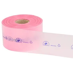 SAFEGUARD ESD-Schlauchfolie, rosa, permanent ableitend, 9μm, 100 mm, 250 m Rolle