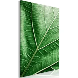 Artgeist, Bilder, Malachite Leaf (1 Part) Vertical (80 x 120 cm)