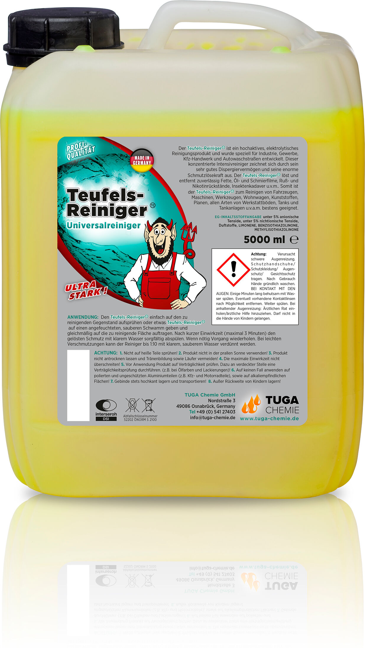 Tuga Industriereiniger Teufels-Reiniger (5 L) Tr-5-D 5l