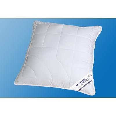 Microfaserkissen KBT BETTWAREN "CLIMASTEP", weiß, B:80cm L:80cm, Bezug: 100% Polyester. Füllung: 100% Polyester, Kopfkissen