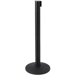Gurtpfosten Schwarz (schwarzes Absperrband)