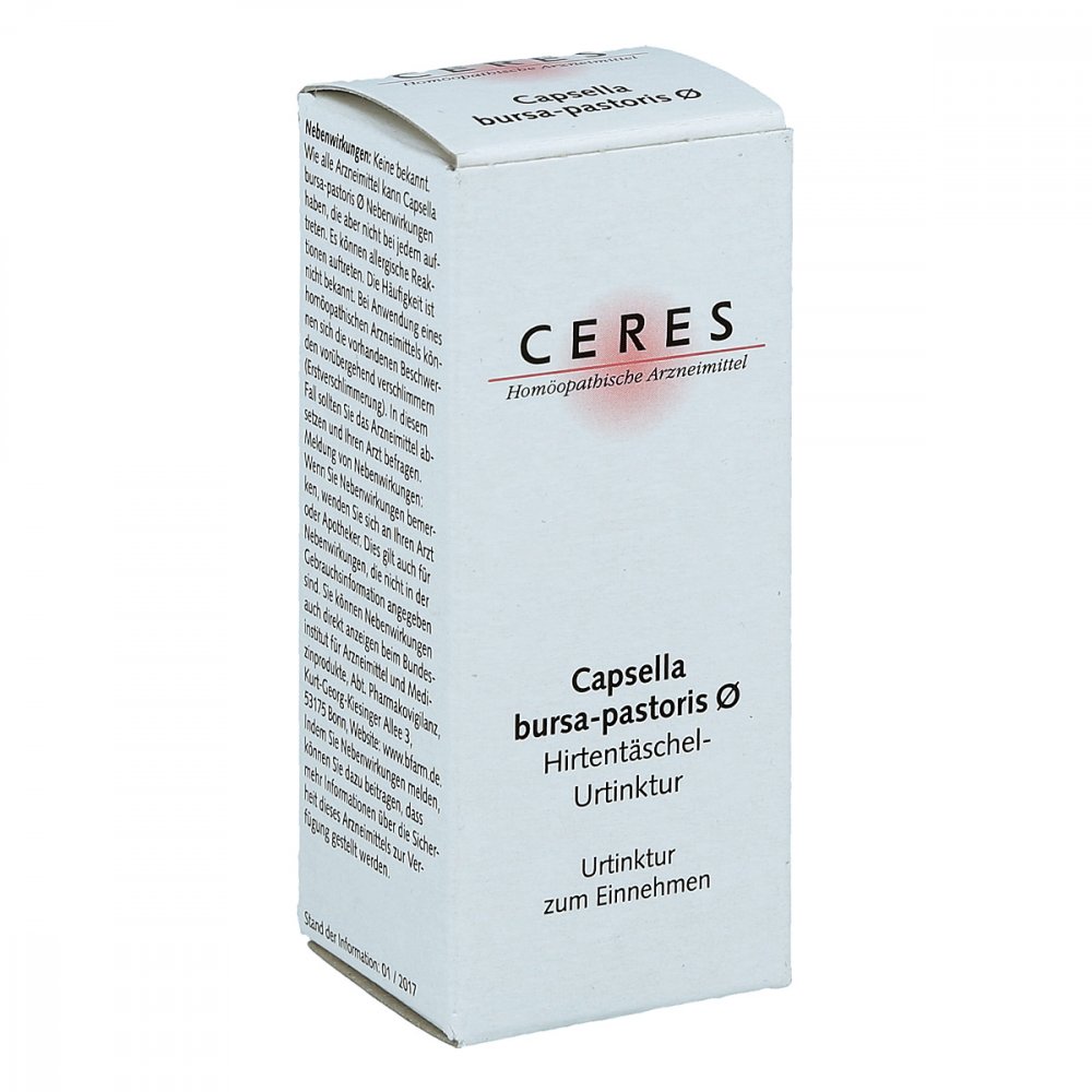 CERES Heilmittel GmbH Ceres Capsella bursa-pastoris Urtinktur 12724890