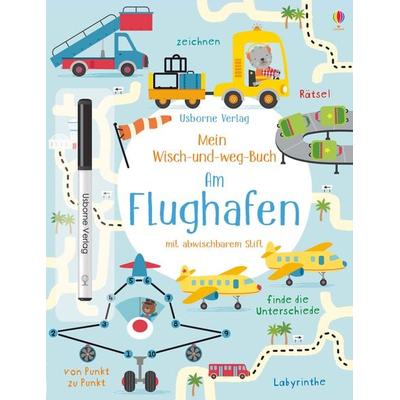 Mein Wisch-und-weg-Buch: Am Flughafen, Taschenbuch von Kirsteen Robson, Usborne, 978-1-78941-278-9