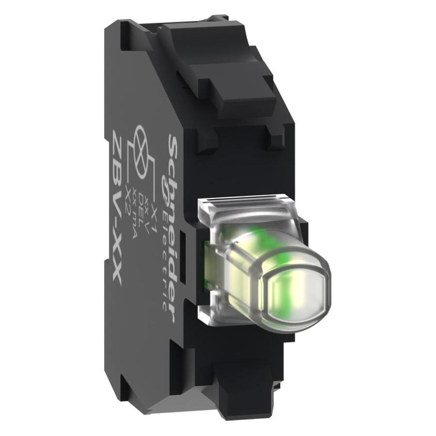 Schneider Electric Beleuchtungsblock LED weiß 48-120V (ZBVG1)