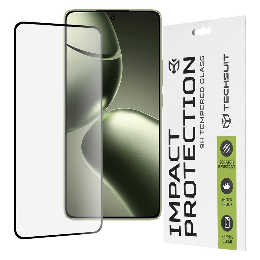 Techsuit - 111D Full Cover / Full Glue Glass - Xiaomi 14T / 14T Pro - Black (Xiaomi 14T, Xiaomi 14T Pro) (56362527)