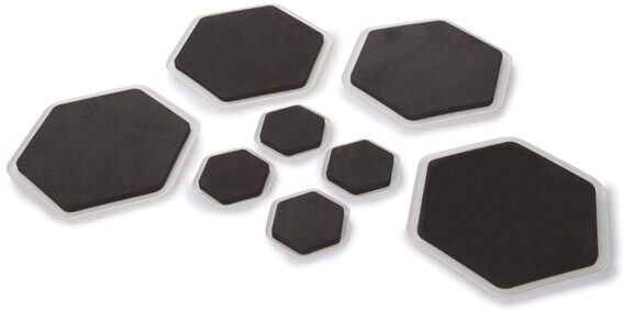 Pack 8x Almofadas p/ Deslocar Mobiliário - VELLEMAN