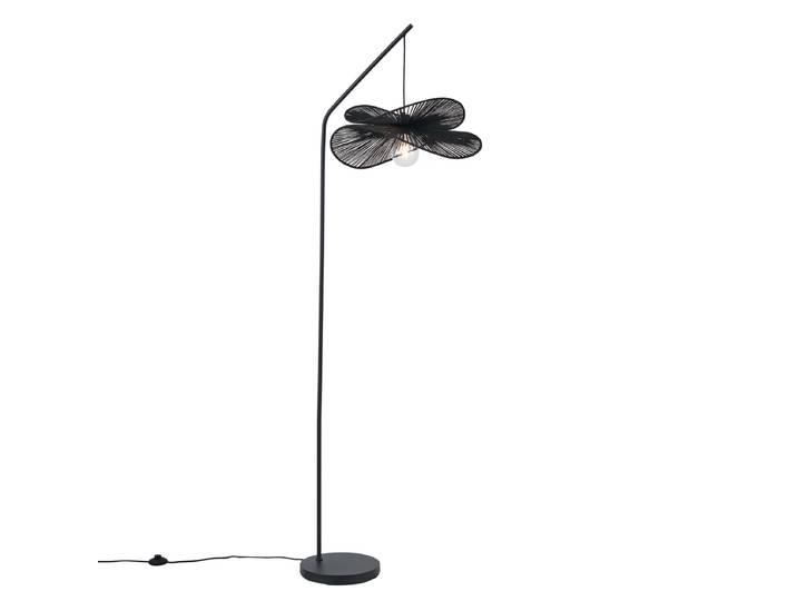Lampadaire Art Déco Noir avec Abat-jour Noir - Nest