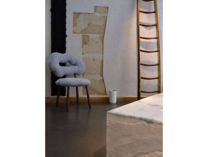 Tobo F140 Stehlampe, weiß, Höhe 28 cm – DCW Éditions - Wohnzimmer - Metall