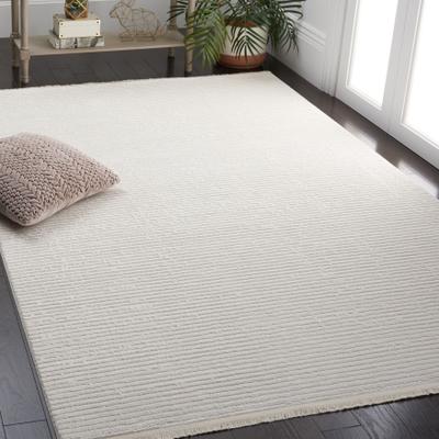 SAFAVIEH Whisper Ardiana Contemporary Stripe Fringe Rug