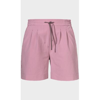 Shorts SCHÖFFEL "Shorts Style Gharra WMS", Damen, Gr. 34, Normalgrößen, rosa (3105, rosa), Oberstoff: 88% Polyester, 12% Elasthan, Hosen Shorts