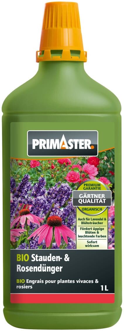 Primaster Bio Flüssigdünger Stauden- & Rosen 1 l