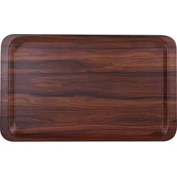 Stalgast Tablett, laminiert, Farbe Mahagoni, 530x370 mm (BxT)