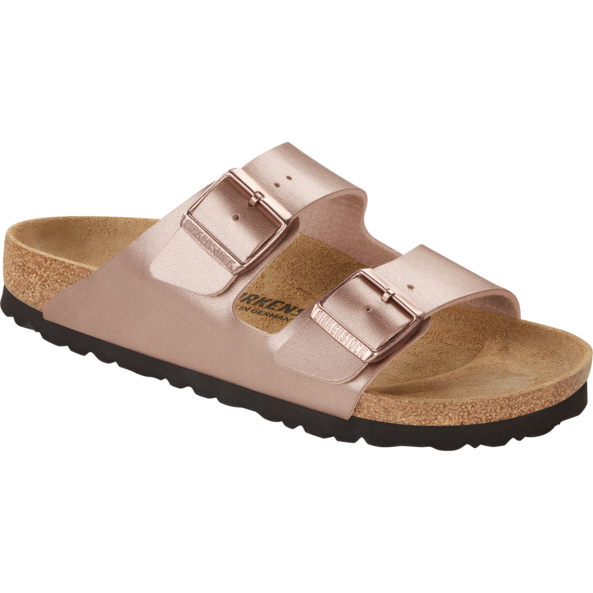 Birkenstock Arizona Birko-Flor Narrow Sandale Damen Sandalen beige Größe 37 Lifestyle