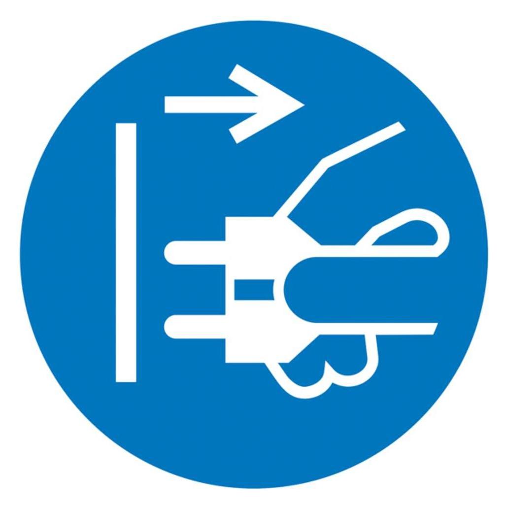 SafetyMarking Gebotsschild Netzstecker ziehen (30.A7425)
