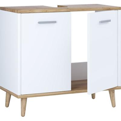 Holz Badmöbel Badunterschrank Waschbecken Landos