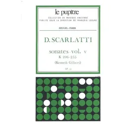 Sonates vol.5 (k206-255) pour clavecin, Fachbücher von Kenneth, Gilbert