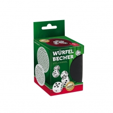 ASS Spielkartenfabrik Premium Würfelbecher mit 6 Würfeln 288655