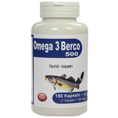 Omega-3 Berco 500 Kapseln 150 St