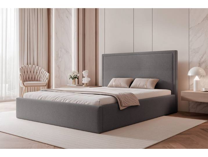 yourhouse24 Polsterbett Asuro Doppelbett Bettgestell Lattenrost