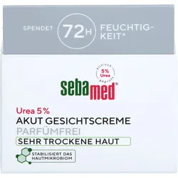 Sebamed Akut Gesichtscreme Parfumfrei Urea 5% 50 ML