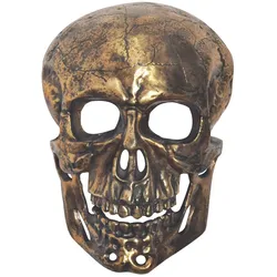 WOHNLING WL7.202 Deko Totenkopf Gold