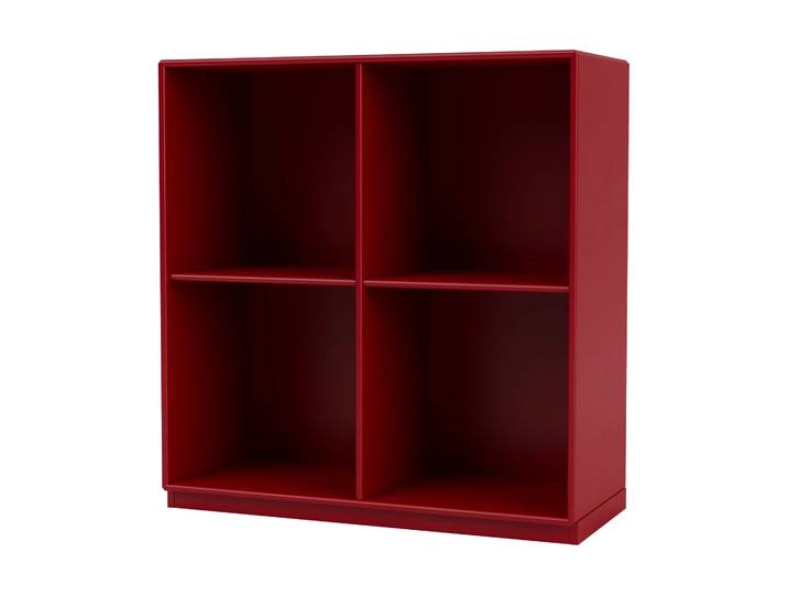 Montana SHOW Regal 69,6 x 69,6cm, Sockel 3cm 165-Beetroot