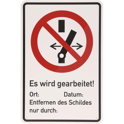 Ks Tools Warnschild Geerdet [Hersteller-Nr. 117.2482]
