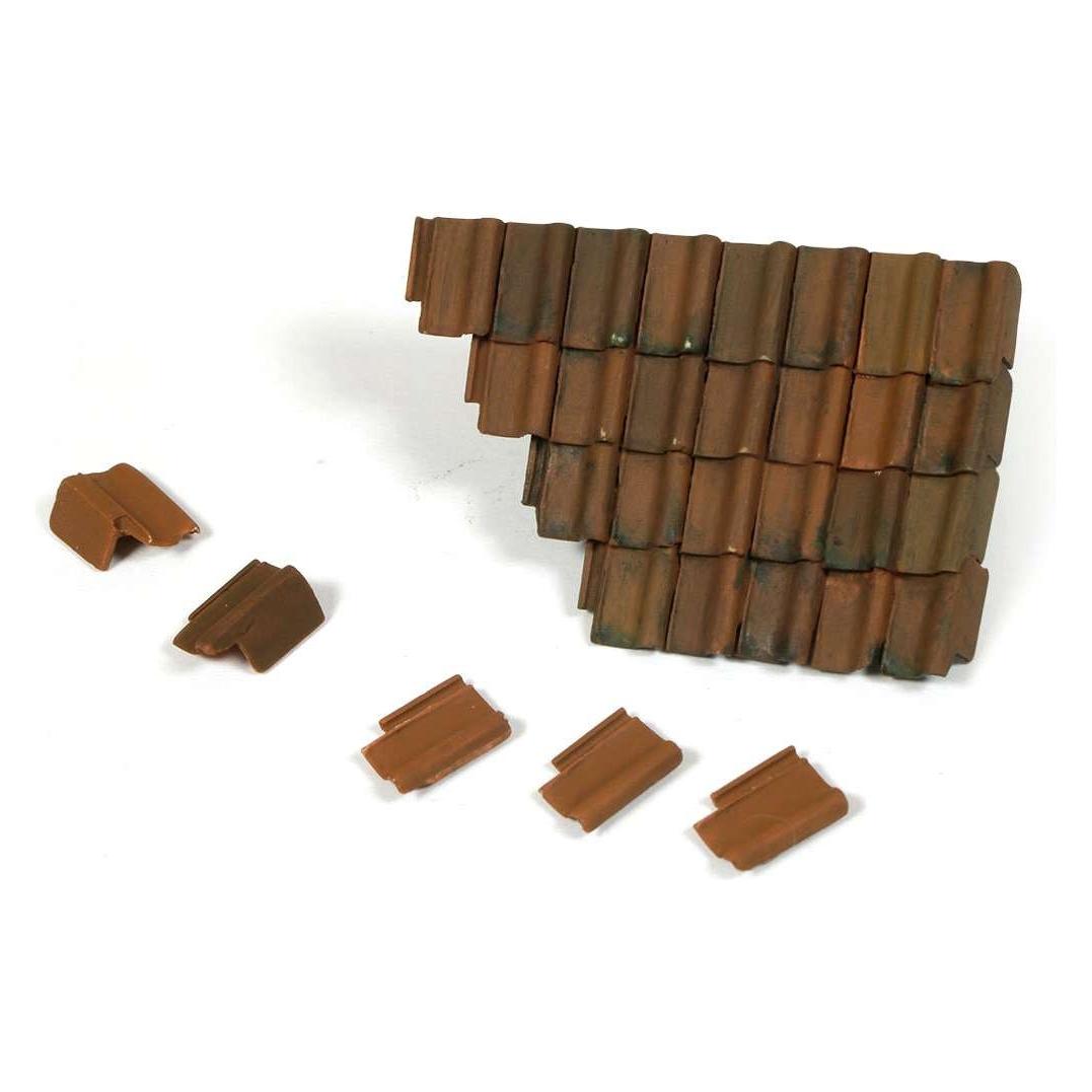 Vallejo Damaged Roof Section and Tiles (SC230) (Kunststoff) (SC230)