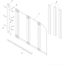 HSK Ersatzteile Dichtungssatz (04-Weiß), Set, E160144-04 E160144-04