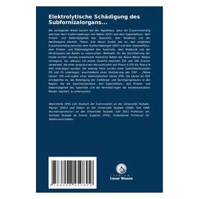 Umbreit Elektrolytische Schädigung des Subfornizalorgans... (Deutsch, Softcover, Faria B dos Santos, Talmir Augusto) (69188051)