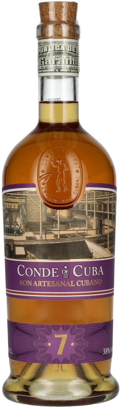 Conde de Cuba 7 Ron Artesanal Cubano 38% Vol. 0,7l