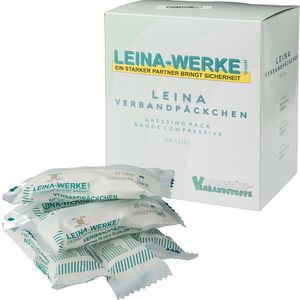 Leina-Werke Verbandpäckchen DIN 13151 G, steril, 12 x 10cm, 15 Stück