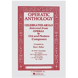 Operatic Anthology - Volume 4: Baritone and Piano, Fachbücher von Various