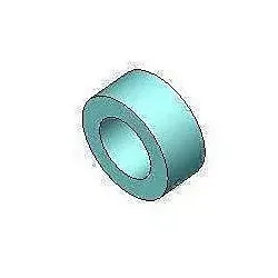 Haro Distanzring 404089 DR 01, für Kunststoffscharniere, Polyamid