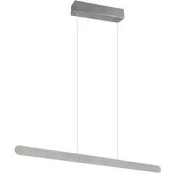 Trio, Pendelleuchte, Helios LED Pendelleuchte 28W Aluminium Gebürstet CCT einstellbare Lichtfarbe Touch (3300 lm)
