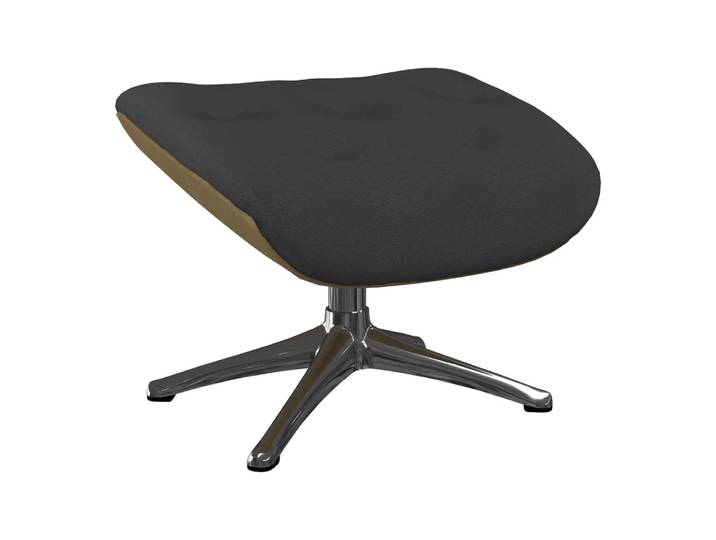 Hocker Fashion Volden, Flexlux, nature jade black, Leder