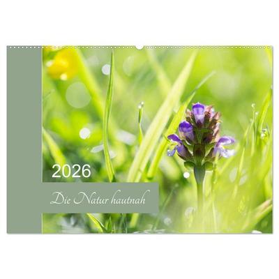 Die Natur hautnah (Wandkalender 2026 DIN A2 quer), CALVENDO Monatskalender