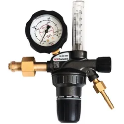 GCE, Zubehör Druckluftwerkzeug, Flaschendruckminderer ProControl Flowmeter Argon / CO 200 bar 1-stufig 30 l/min
