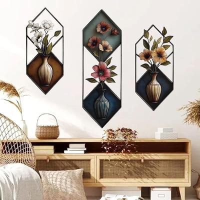 Uplift Picks Watercolor Vase Plant Wall Stickers Removable Botanical Decor Watercolor Vase Plant Wall Stickers Removable Botanical Decor