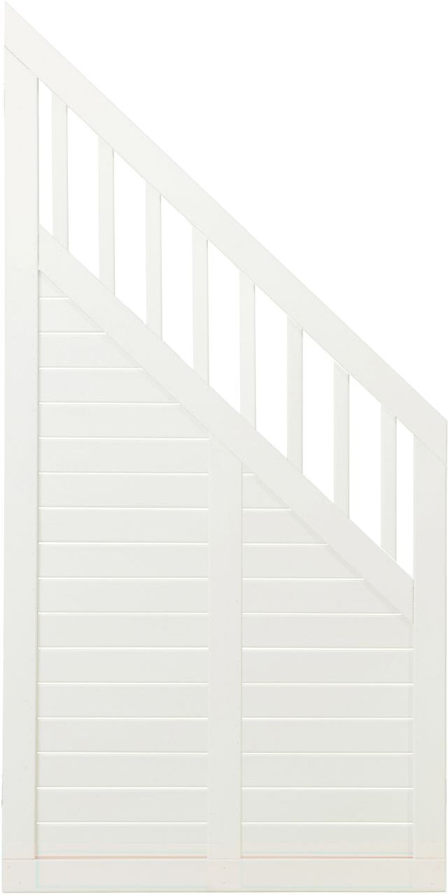 Plus Zaun Nostalgie 90 x 180/95 cm RAL 9010 Weiß