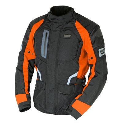 Motorradjacke NERVE "Nerve Spark" Gr. M, orange (orange, schwarz), Jacken, M, Obermaterial: 100% Polyester. Innenseite: 100% Polyester