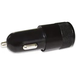 IWH Quick Dual USB-C Auto Ladestecker 3A Belastbarkeit Strom max.=3 A, Auto Adapter, Schwarz