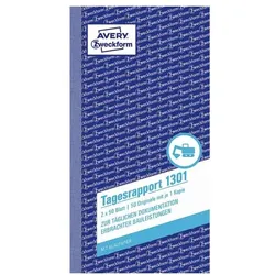Avery Zweckform Formularbuch »Tagesrapport« gelb, 10.5x20 cm